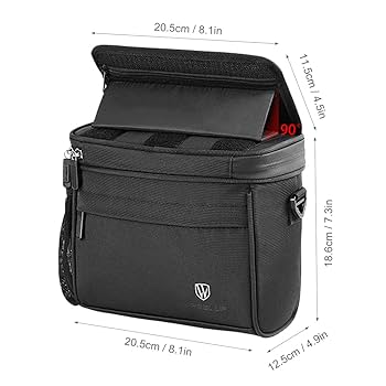 Amazon.co.jp: Doorslay ハンドルバーバッグ フロントバッグ